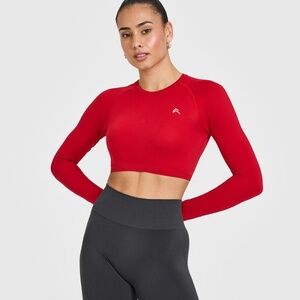 Go to seamless long sleeve fitted crop